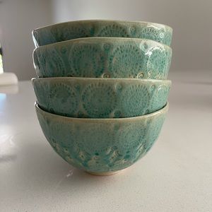 Anthropologie Old Havana Cereal Bowls (set of 4)
